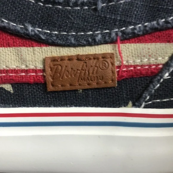 Blowfish Ladies Bettie Navy Star Print Slip on sneakers - Picture 7 of 10